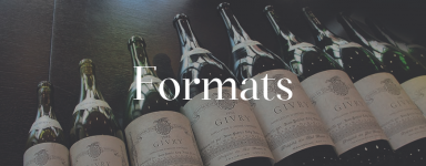 Format des vins : demi-bouteille, bouteille, magnum, bib,...